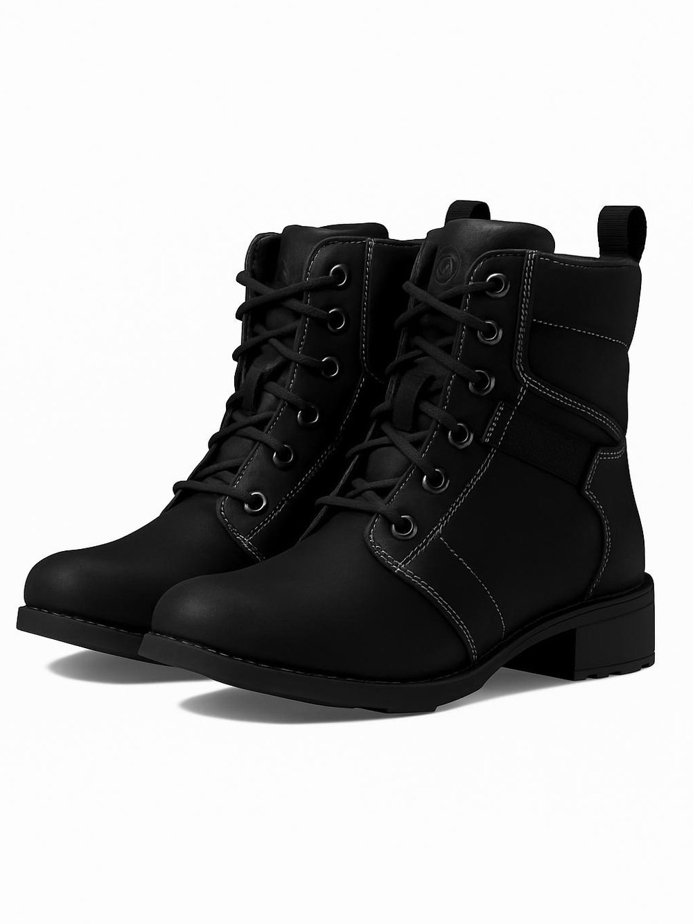 Kamik Women’s Isabella Waterproof Mid Side Zip Lace Up Combat Boots- Sz 10, NWOB